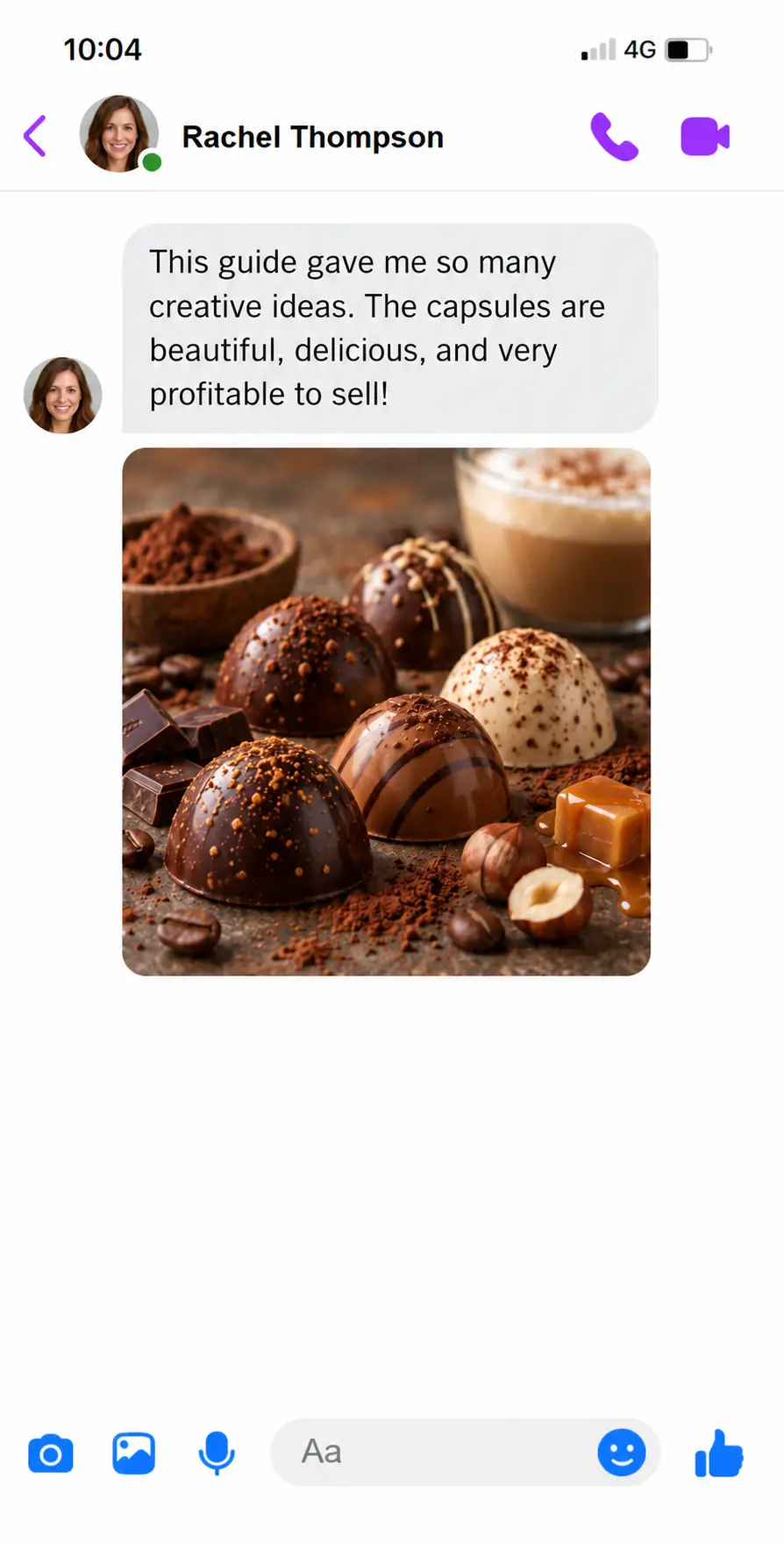Rachel's review about how creative, beautiful and profitable the capsules are